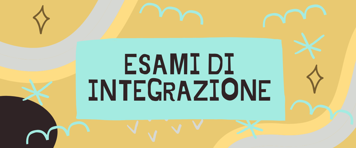 Calendario esami di integrazione 21/22