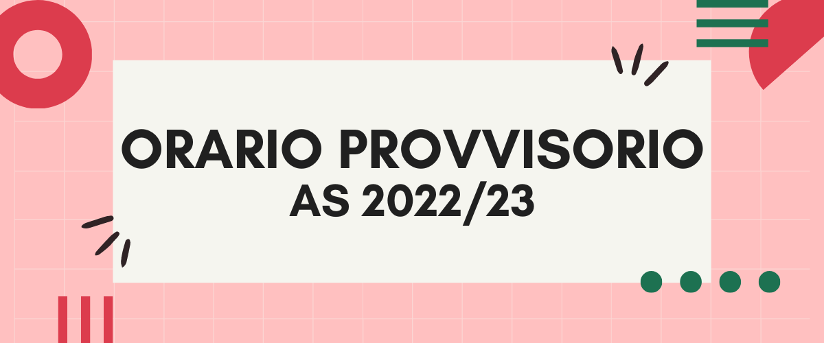 Orario Provvisorio
