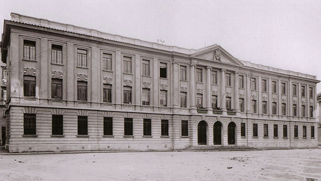 La sede di Via Chiarini in una foto d'epoca